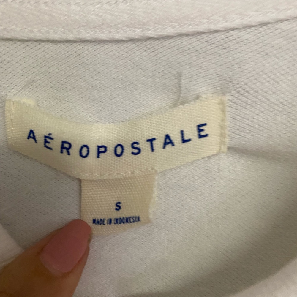 White polo button down - Picture 3 of 5